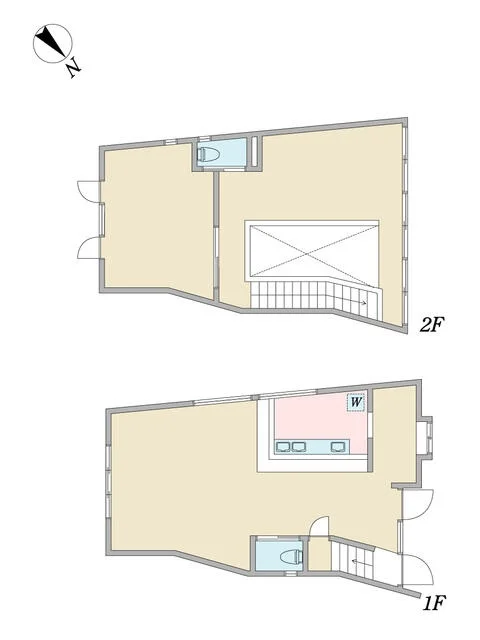 港南中央の居抜き店舗の平面図