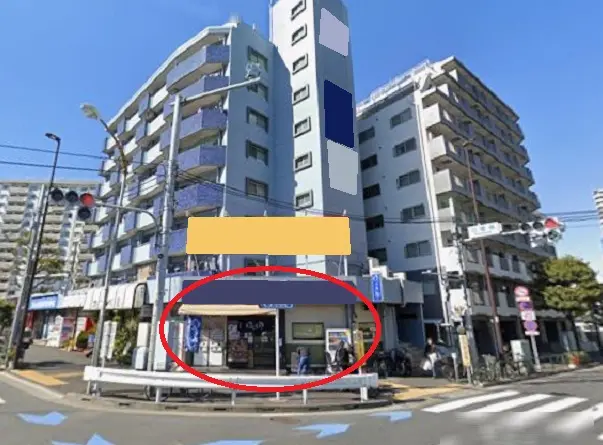 貸店舗(スケルトン)の外観