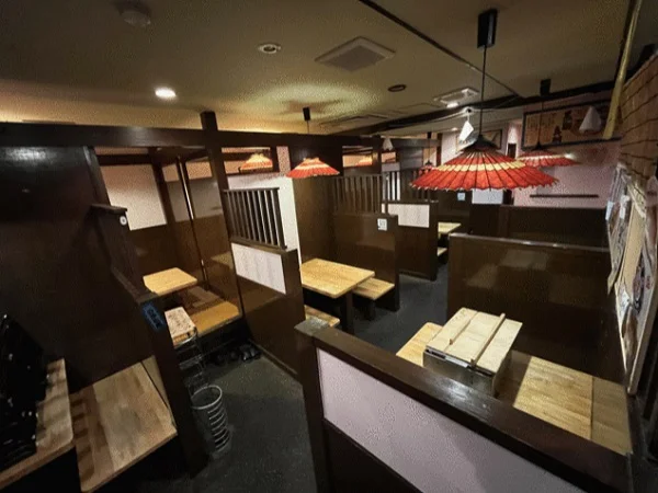 大森の居酒屋居抜きの内装