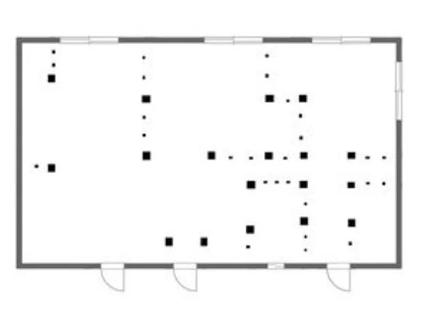吉祥寺のスケルトン物件の平面図