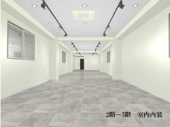 貸店舗(スケルトン)の内装