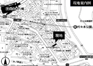 貸店舗(スケルトン)の地図