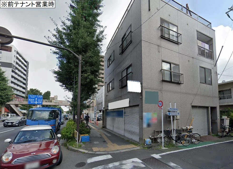 貸店舗(スケルトン)の外観