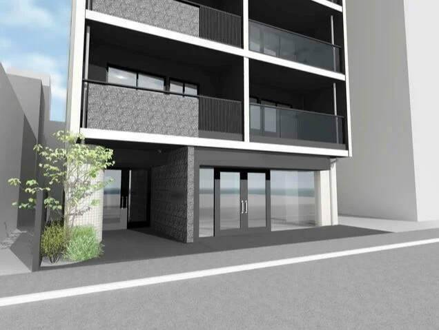 貸店舗(スケルトン)の外観