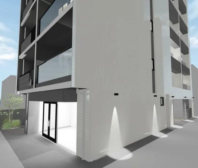 大口のスケルトン店舗物件の外観