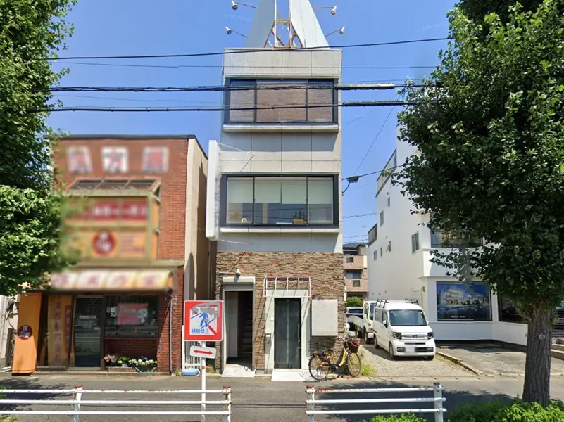 平塚の定食屋居抜きの外観