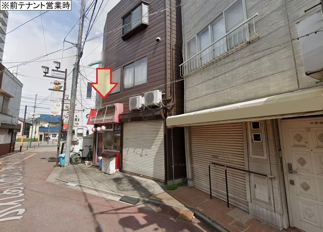 貸店舗(スケルトン)の外観