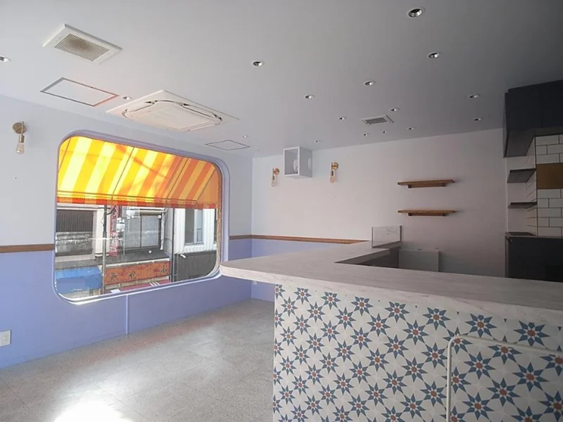 尾山台の居抜き店舗の内装