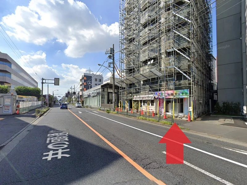 高井戸のリース店舗物件の外観