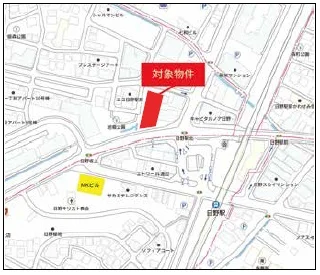 貸店舗(スケルトン)の地図