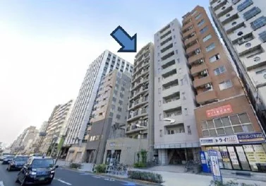 三ノ輪のスケルトン店舗物件の外観