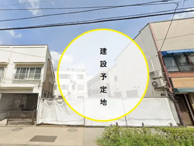 池尻大橋のスケルトン物件の外観