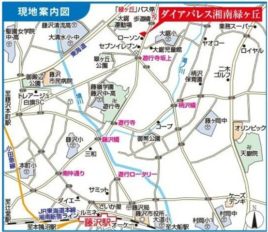 和食の居抜き物件の地図