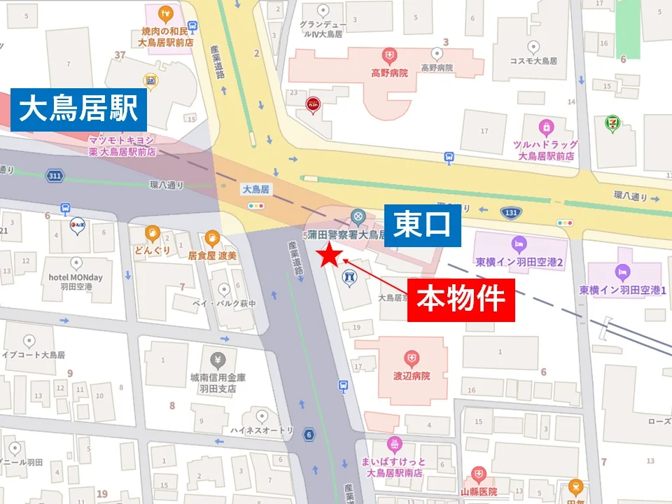 BAR・ショットバーの居抜き物件の地図