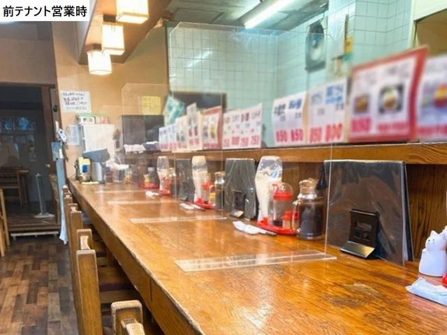 武蔵関の居抜き店舗の内装