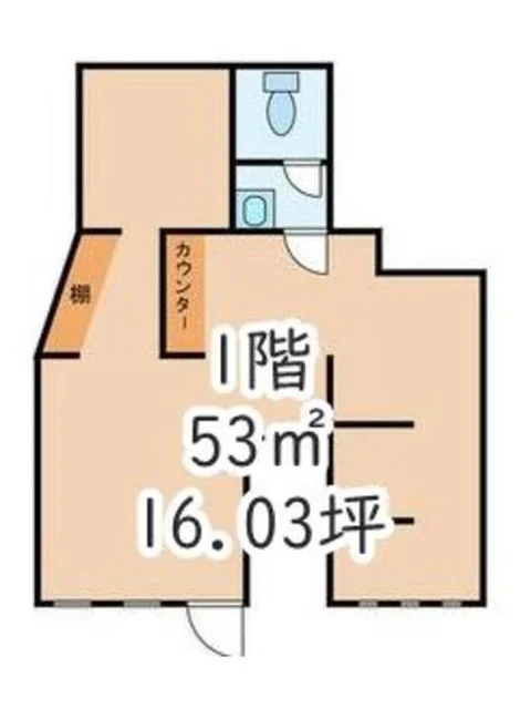 上板橋の定食屋居抜きの平面図