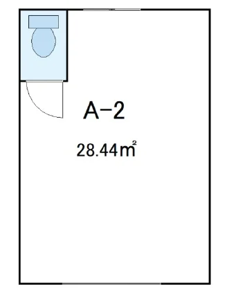 昭島のスケルトン物件の平面図