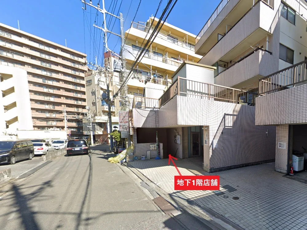 スナック・パブの居抜き物件の外観