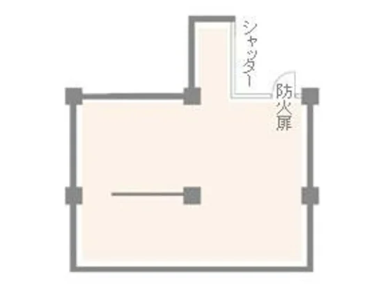 亀有のスケルトン物件の平面図