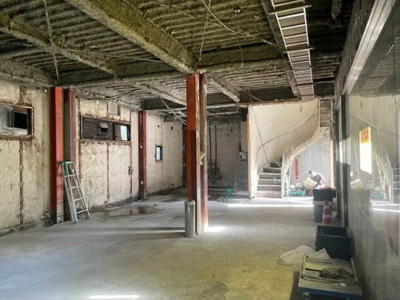 上尾のスケルトン物件の内装