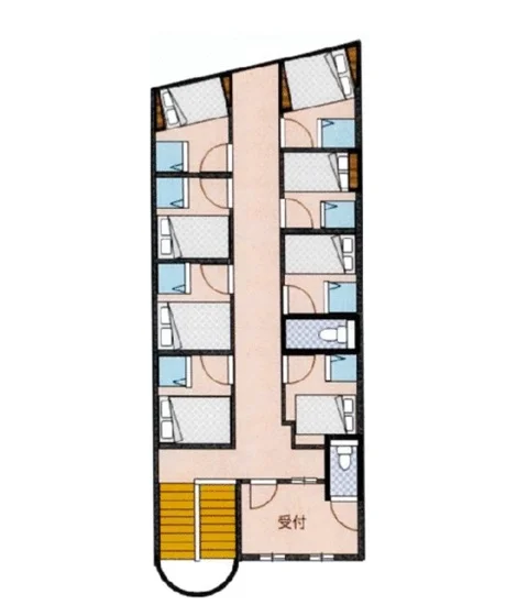 福生のエステ居抜きの平面図