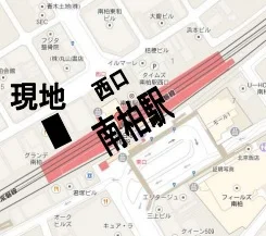 貸店舗(スケルトン)の地図