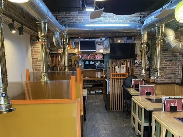 焼肉屋の居抜き物件の内装