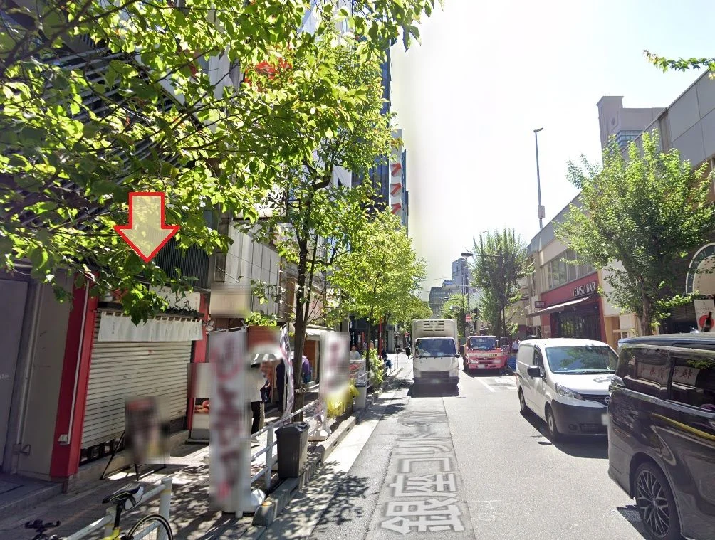 貸店舗(スケルトン)の外観