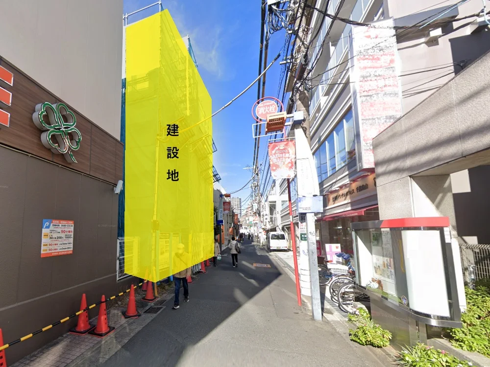 千歳烏山のスケルトン物件の外観