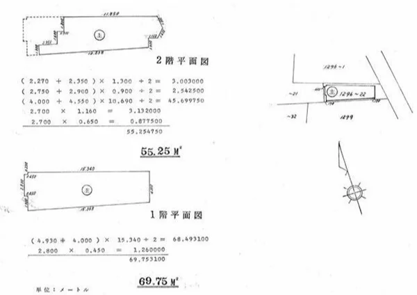 石神井公園の事務所仕様物件の平面図