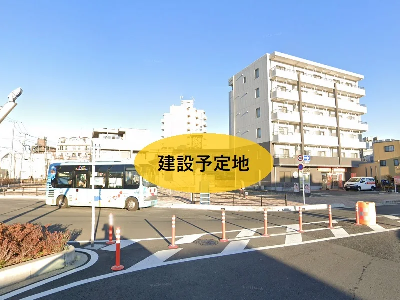 鶴瀬のスケルトン店舗物件の外観