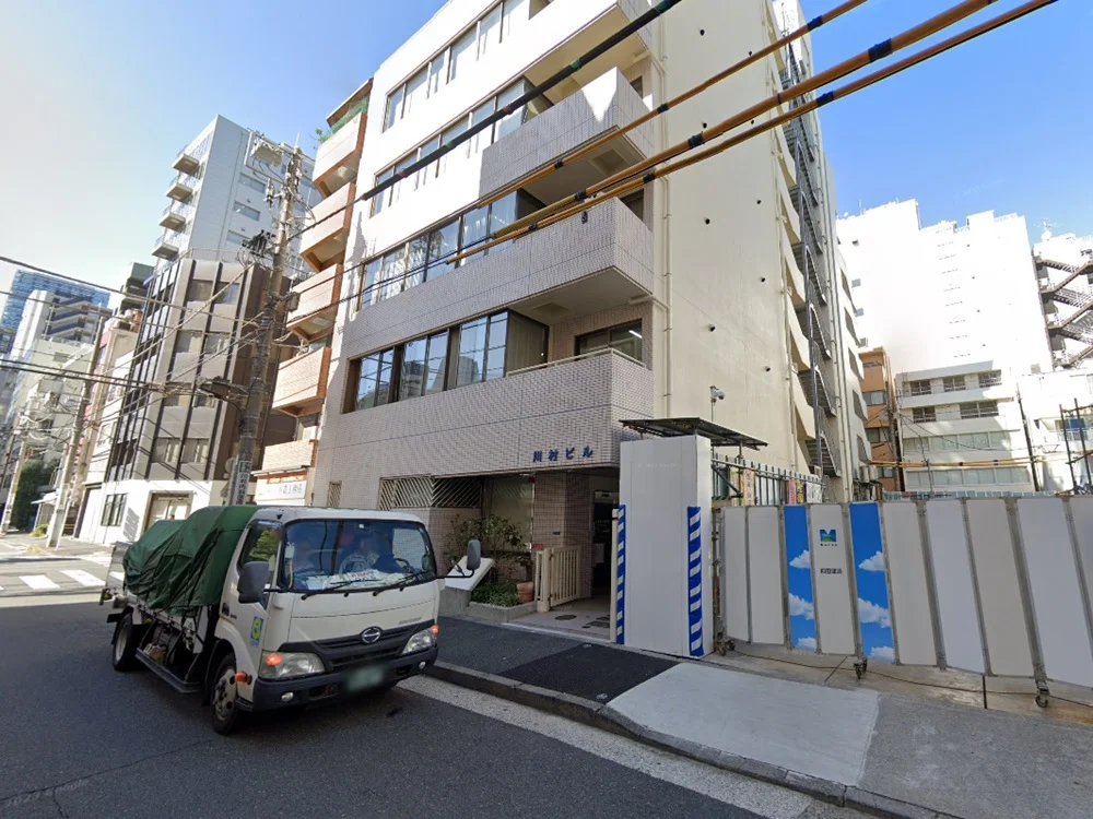 新橋の居抜き店舗の外観