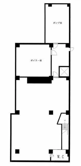 その他の居抜き物件の平面図
