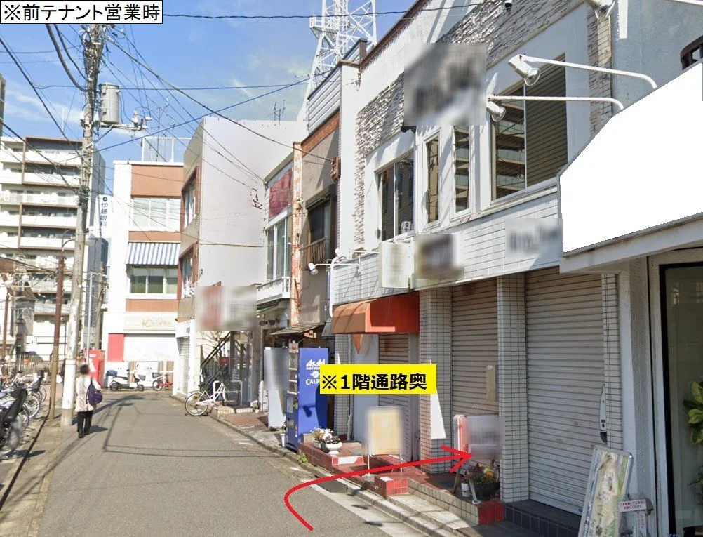 市川真間のスナック・パブ居抜きの外観