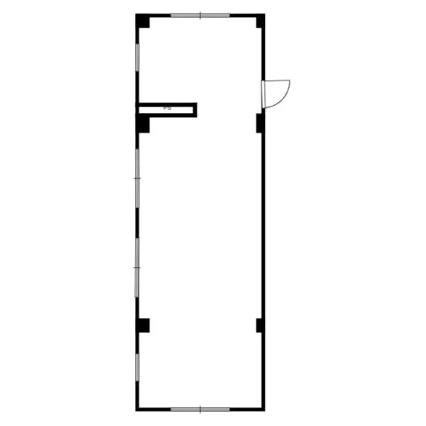 関内のスナック・パブ居抜きの平面図