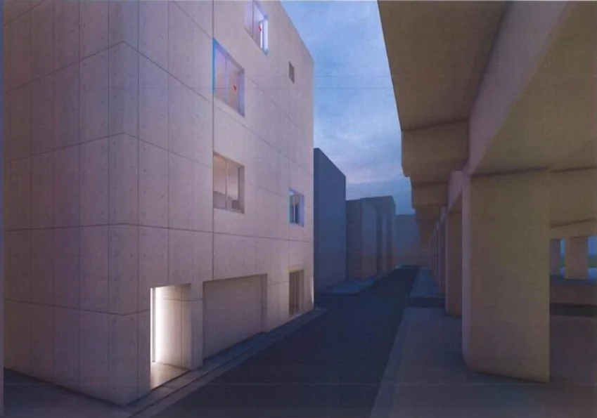 上北沢のスケルトン店舗物件の外観