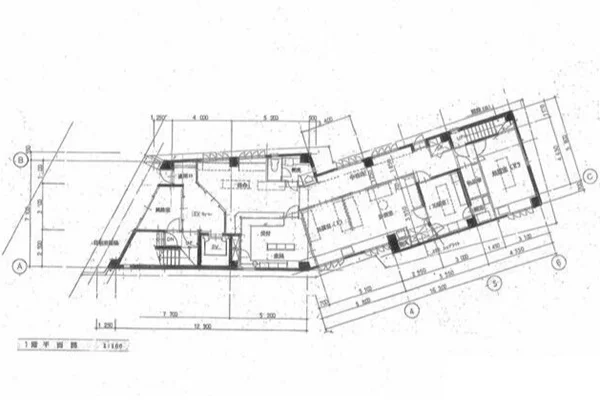 経堂の医院居抜きの平面図