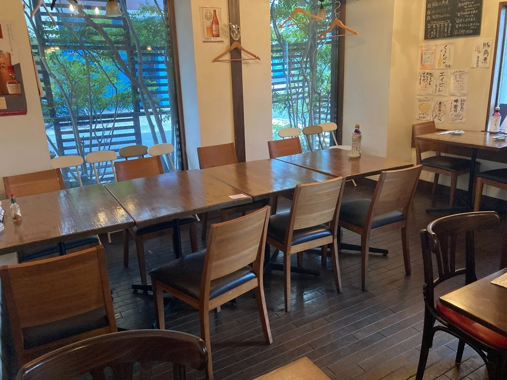 柏の居抜き店舗の内装