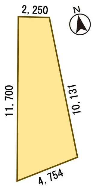野方のスケルトン物件の平面図
