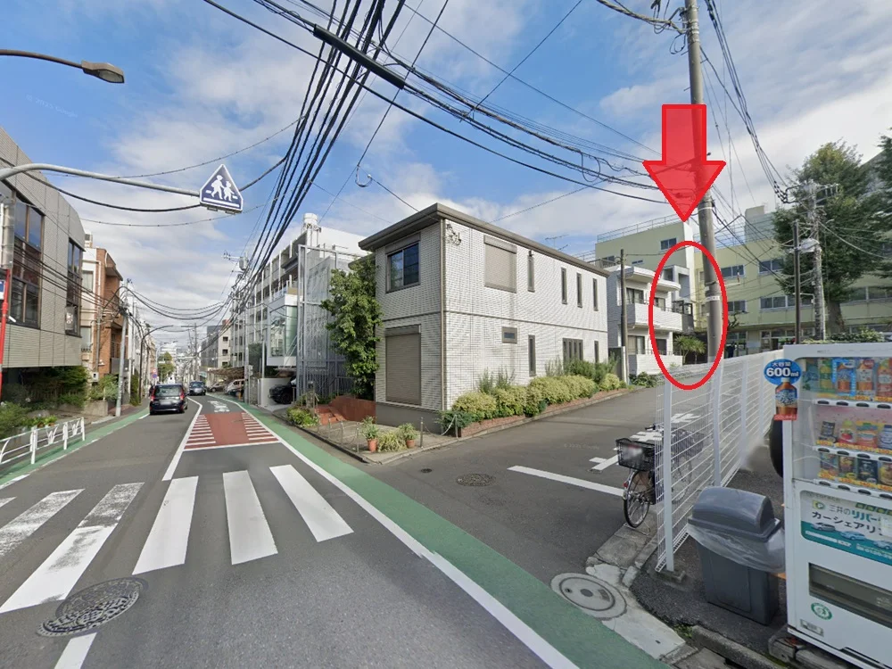 代官山の事務所仕様物件の外観