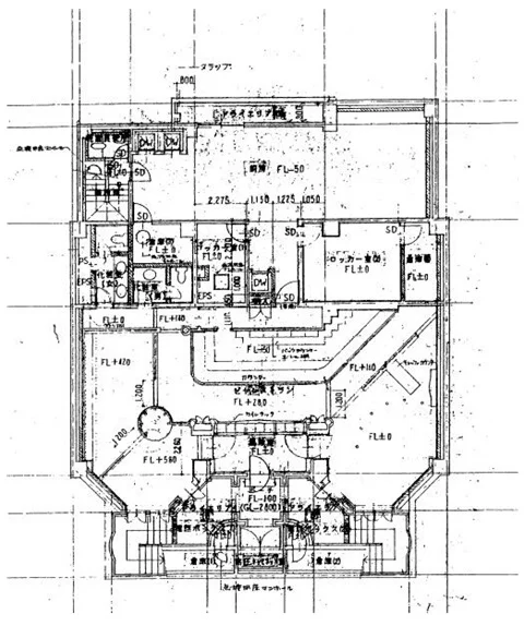 京成千葉の居抜き店舗の平面図