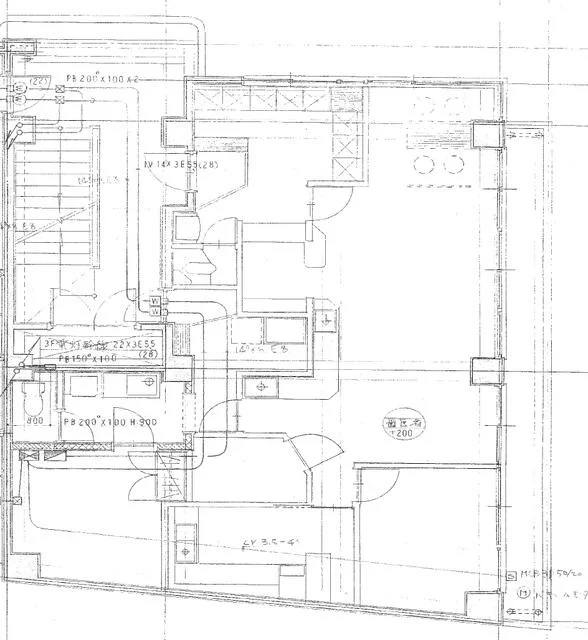 狭山ヶ丘の居抜き店舗の平面図