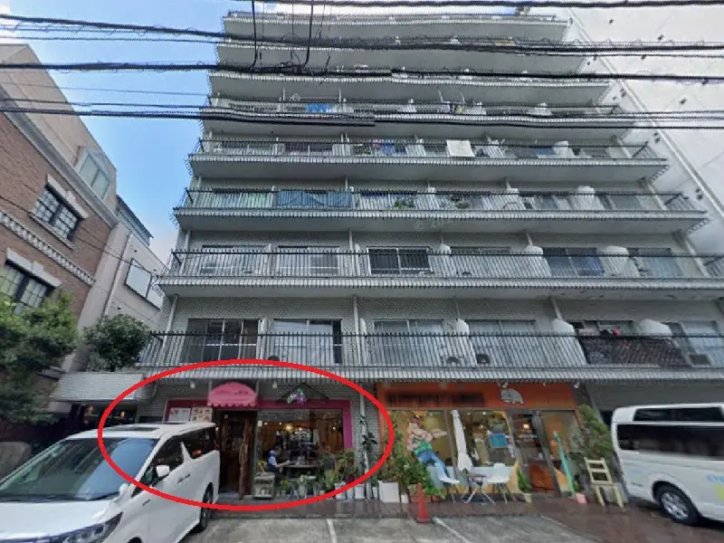 田町の事務所仕様物件の外観