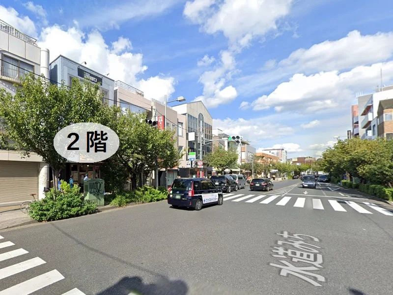 桜新町の美容室・理容室居抜きの外観