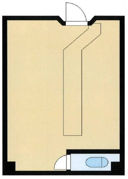 西八王子の居抜き店舗の平面図