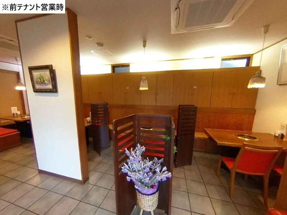 鹿島田の焼肉屋居抜きの内装