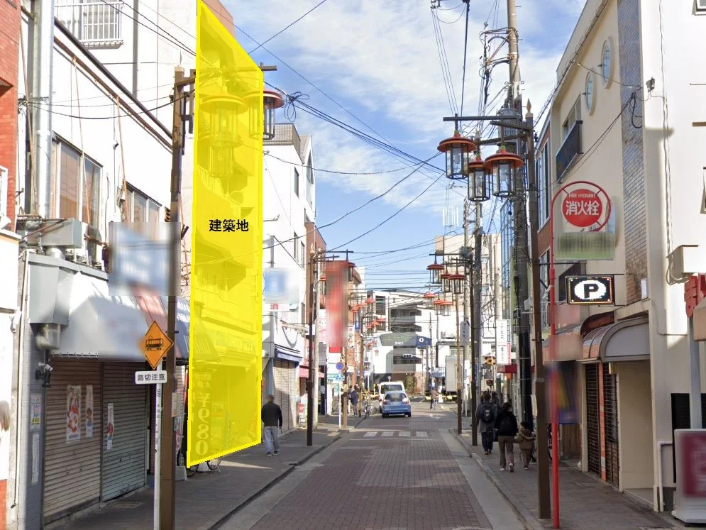 武蔵新田のスケルトン物件の外観