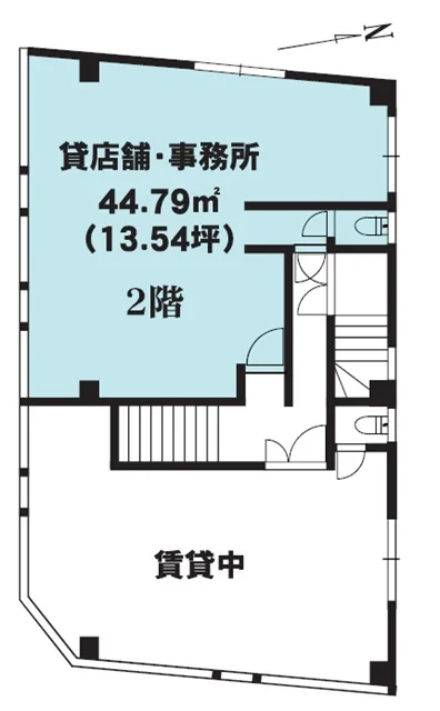 成増のスケルトン物件の平面図