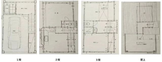 カフェ・喫茶店の居抜き物件の平面図