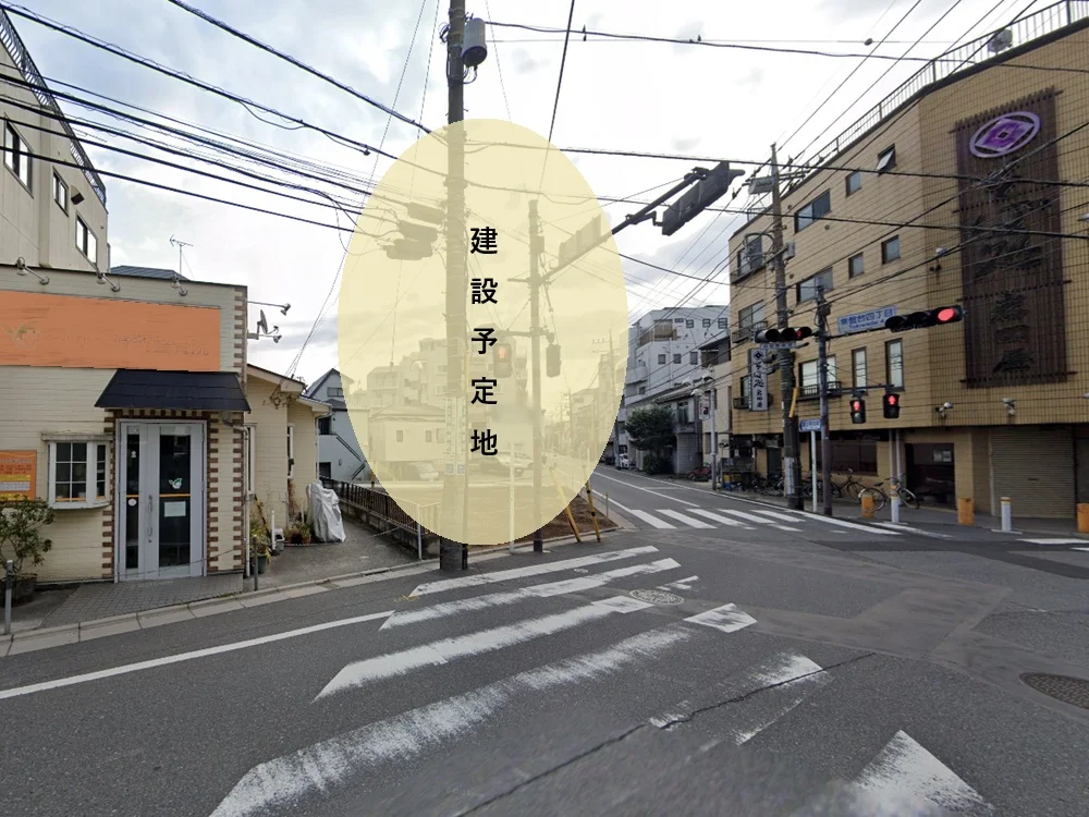 上板橋のスケルトン店舗物件の外観